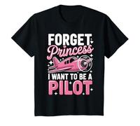 Forget Princess I Want To Be A Pilot Camiseta