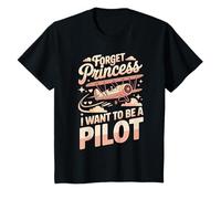 Forget Princess I Want To Be A Pilot Camiseta
