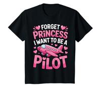 Forget Princess I Want To Be A Pilot Camiseta