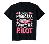 Forget Princess I Want To Be A Pilot Camiseta