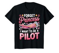 Forget Princess I Want To Be A Pilot Camiseta