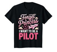 Forget Princess I Want To Be A Pilot Camiseta