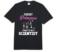 Forget Princess I Want To Be A Scientist Science Comfort Colors Adult Heavyweight T-Shirt