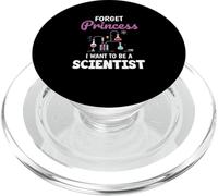 Forget Princess I Want To Be A Scientist Science PopSockets PopGrip para MagSafe