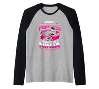 Forget Princess Want To Be A Ninja - Artes Marciales para niñas Camiseta Manga Raglan