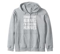 Forget The Bunnies I'm Chasing Hunnies Boys Funny Easter Kid Sudadera con Capucha