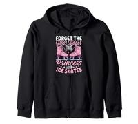 Forget the Glass Slippers This Princess Wears Ice Skates Sudadera con Capucha