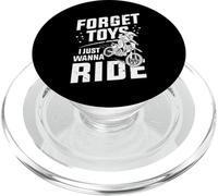 Forget Toys I Just Wanna Ride Dirt Bike Motocross Rider Boys PopSockets PopGrip para MagSafe