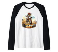 Forget Toys I Just Wanna Ride Dirt Bike Rider Niños Motocross Camiseta Manga Raglan