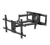 FORGING MOUNT Soporte de Pared de Brazo Largo para televisores Planos y curvos de 50 a 95 Pulgadas, Brazo articulado Doble de 765 mm, inclinable, Carga de 75 kg, VESA 800x400 mm