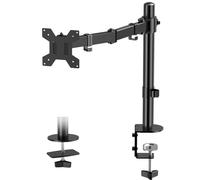 FORGING MOUNT Soporte Monitor Escritorio para Pantallas LED LCD de 13-32 Pulgadas, Brazo Soporte Monitor Ajuste de Altura, Inclinar y Girar, VESA 75x75/100x100mm hasta 10kg