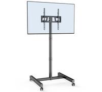 FORGING MOUNT Soporte TV Con Ruedas para 23-60 Pulgadas, Pie de Suelo Con Inclinación y Altura Ajustable, Hasta 40kg, MAX VESA 400x400mm