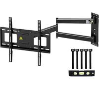FORGING Mount Soporte TV Pared con Brazo Articulado Extralargo de 840mm para Pantallas de 26-65" de Planos/Curvos LCD/LED, hasta 45kg, Soporte Pared TV con Giratorio/Inclinable, VESA Máx 400x400 mm