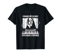 Forgive Me Father For I have synthed Smoking Monja Teclado Camiseta