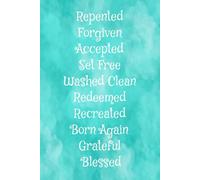 Forgiven and Set Free Christian Writing Notebook Journal for Women and Girls, 6x9, 110 Narrow Ruled Pages, Presentation Page for Gift Giving: Super ... our God is, use it for all your writing needs