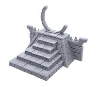 Forgotten Temple Portal by Makers Anvil, escenario de juegos de rol de mesa impreso en 3D y terreno de juego de guerra para miniaturas de 28 mm