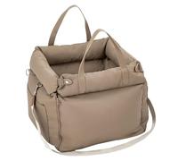 ForGue Asiento De Coche para Perros para BMW 7 Severies F01 Gll E66 Cojín Grueso Y Antideslizante Mascotas con Correa Ajustable Suave E Impermeable Accesorios,Light Brown