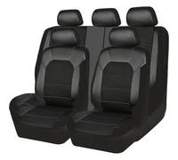 ForGue Coche Cuero Juegos Cubreasientos para Toyota Corolla Verso Desde 2018 2017 2016 2015 Lujo Tela de Malla Fundas Moda Estilo Asiento Protector Interior Accesorios, Black Style