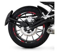 ForgUe Llantas para moto Adhesivo Moto Wheel Rim Decal para VFR1200 Para CB1000R 650 Para CBR600RR 300R 500R Pegatinas para ruedas reflectantes (Color : 3)