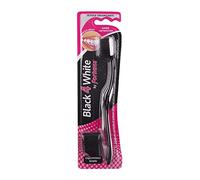 Forhans Black4White Blanqueamiento Cepillo de dientes con partículas de carbón activado 1 Pieza