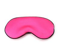 ForHe Antifaz para dormir de seda para una noche completa de sueño, cómodo y súper suave, con correa ajustable, para viajes, siesta, meditación, venda para mujeres, hombres (rosa intenso)