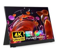 ForHelp True 4K - 15.6" UHD 3840 × 2160 100% sRGB USB-C HDMI Segundo Monitor Externo portátil IPS Pantalla de Ordenador con Altavoces para Ordenador portátil, MacBook Switch,