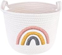 Forhome Cesta Ropa Sucia Bebe, Cesta de Juguetes para Niños, Cestas Almacenaje, Duradero, Pequeño y Exquisito, Acabado Multifuncional, Muy Adecuado Para el Hogar, Juguetes y Lavandería