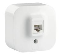 Legrand, Toma teléfono Forix, rj11, toma para pared, color blanco