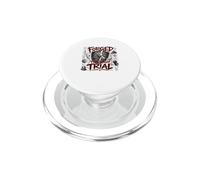 Forjado a través de Prueba Christian Warrior Shield Armor Faith PopSockets PopGrip para MagSafe