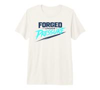 Forjado bajo presión: mentalidad Motivacional Fuerte Camiseta Premium