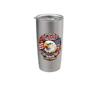 Forjado de sangre y tripas 250 años América Águila calva Vaso térmico de acero inoxidable de doble pared