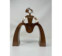 FORJASPORT Escultura Figura Menina Luxury de forja Acabado Cobre Cristal para la Decoracion del hogar