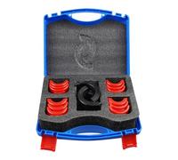 Fork Seal Tool - Sellador de motocicleta, instalador de suspensión, herramienta de rodamiento de juntas con cabezales intercambiables, kit de controlador ajustable, prensas de sellado de horquilla de