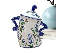 Forked Waist Jar With Lid - Sarcastic Body Sculpture, Whimsical Treat Holder, Decorative Character Storage Box, Interior Apartment Supply, Medium Size Ceramic Look Coffee Station Sugar Canister