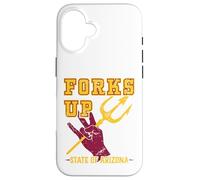 Forks Up - Universidad de Diseño del Estado de Arizona Carcasa para iPhone 16