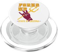 Forks Up - Universidad de Diseño del Estado de Arizona PopSockets PopGrip para MagSafe