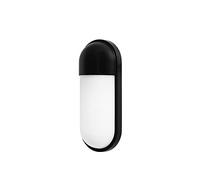 FORLIGHT Aplique de pared exterior Vit E27 IP44 Negro