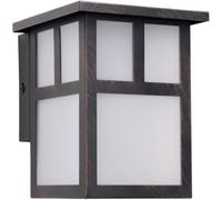 FORLIGHT Aplique Ip23 Osaka E27 60W Marrón Óxido 800Lm