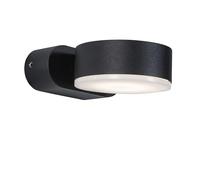 FORLIGHT Aplique IP54 Pale LED 10.5W Blanco Neutro 4000K Gris Urbano Iluminación Exterior Resistente y Eficiente