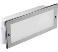 FORLIGHT Aplique led acero inoxidable gris 23x7x10 cm