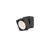 FORLIGHT Aplique LED Exterior Orientable - Iluminación de Jardín y Terraza, 7W, 3000K, 663lm, IP44, Gris Urbano