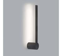 Forlight Aplique LED para baño Passeggio Nova, 40 cm, negro