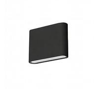 FORLIGHT Aplique LED Slim IP54 3.9W para Exterior, Luz Cálida 3000K, 268 Lúmenes, Gris Urbano, Iluminación Eficiente y Moderna para Jardines y Terrazas