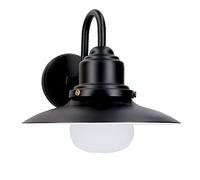 FORLIGHT Avenue - Aplique de Pared Exterior Vintage para Jardín y Terraza - Aplique Exterior con IP44. Diseño Retro. Clásico. Industrial - E27