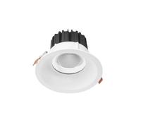 FORLIGHT Downlight LED 14W IP44 para Baño, Luz Cálida 3000K, 1149 Lúmenes, Diámetro 140mm, Iluminación Eficiente y Duradera, Blanco