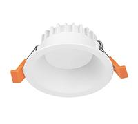 FORLIGHT Downlight LED 17.8W IP54 para Interiores y Exteriores, Luz Cálida 3000K, 1601 Lúmenes, Diámetro 160mm, Blanco