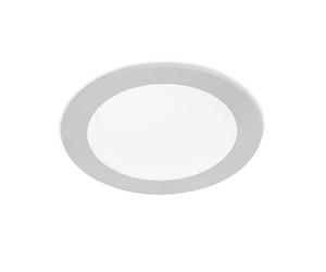 Forlight Easy - Downlight LED redondo empotrable gris 12cm 580lm 6000K
