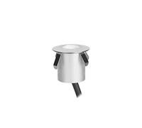 FORLIGHT Foco Empotrable LED Exterior IP65 - Señalización de Caminos y Escaleras, 1.7W, Blanco Cálido 3000K, Aluminio, Diámetro 59mm