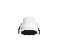 FORLIGHT Foco LED Empotrable de Techo 8.7cm - Downlight Ojo de Buey 5.4W, Blanco Cálido 3000K, Agujero 7.5cm, Diseño Minimalista, Iluminación Interior Eficiente y Elegante