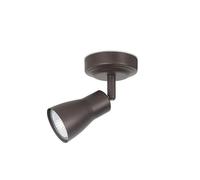 FORLIGHT Foco Proyector GU10 Orientable para Techo o Pared, Interior IP20, Diseño Minimalista Marrón Mate, Iluminación Moderna y Versátil, Ideal para Salones y Oficinas